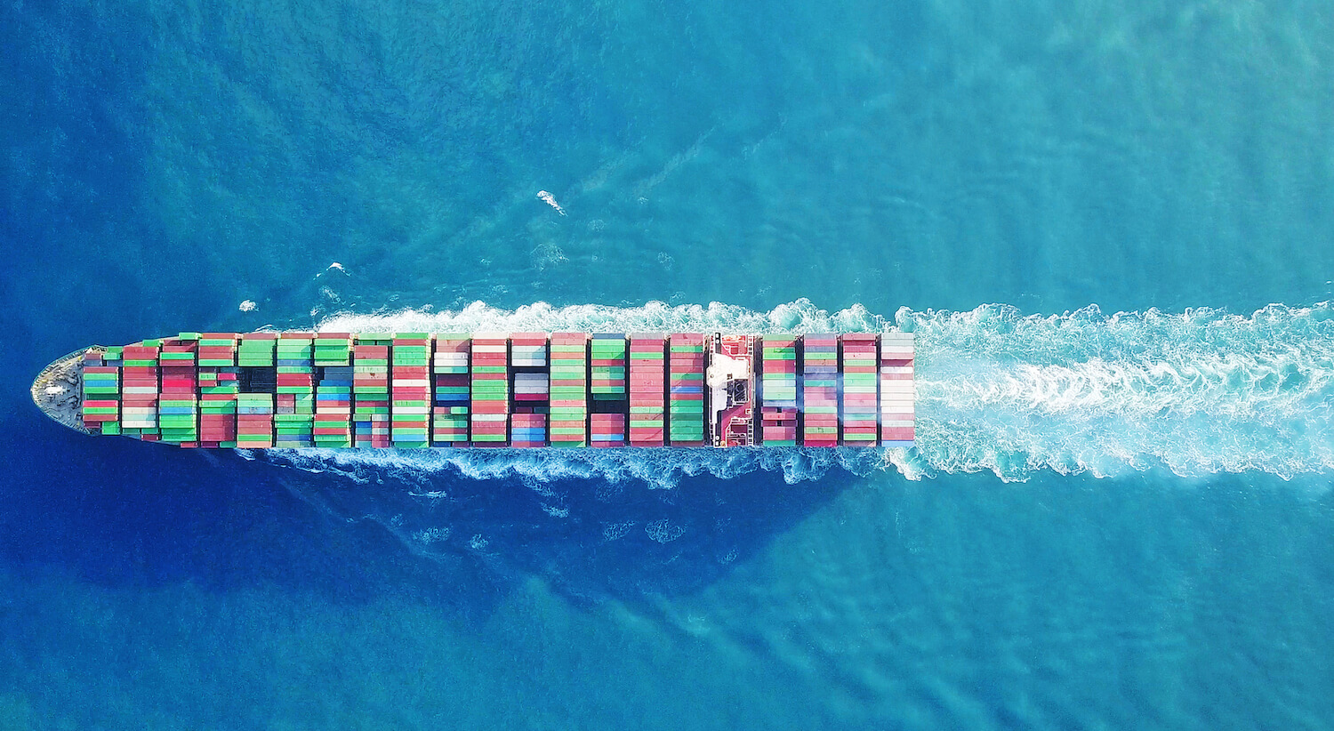Vessel with containers Vessel with containers