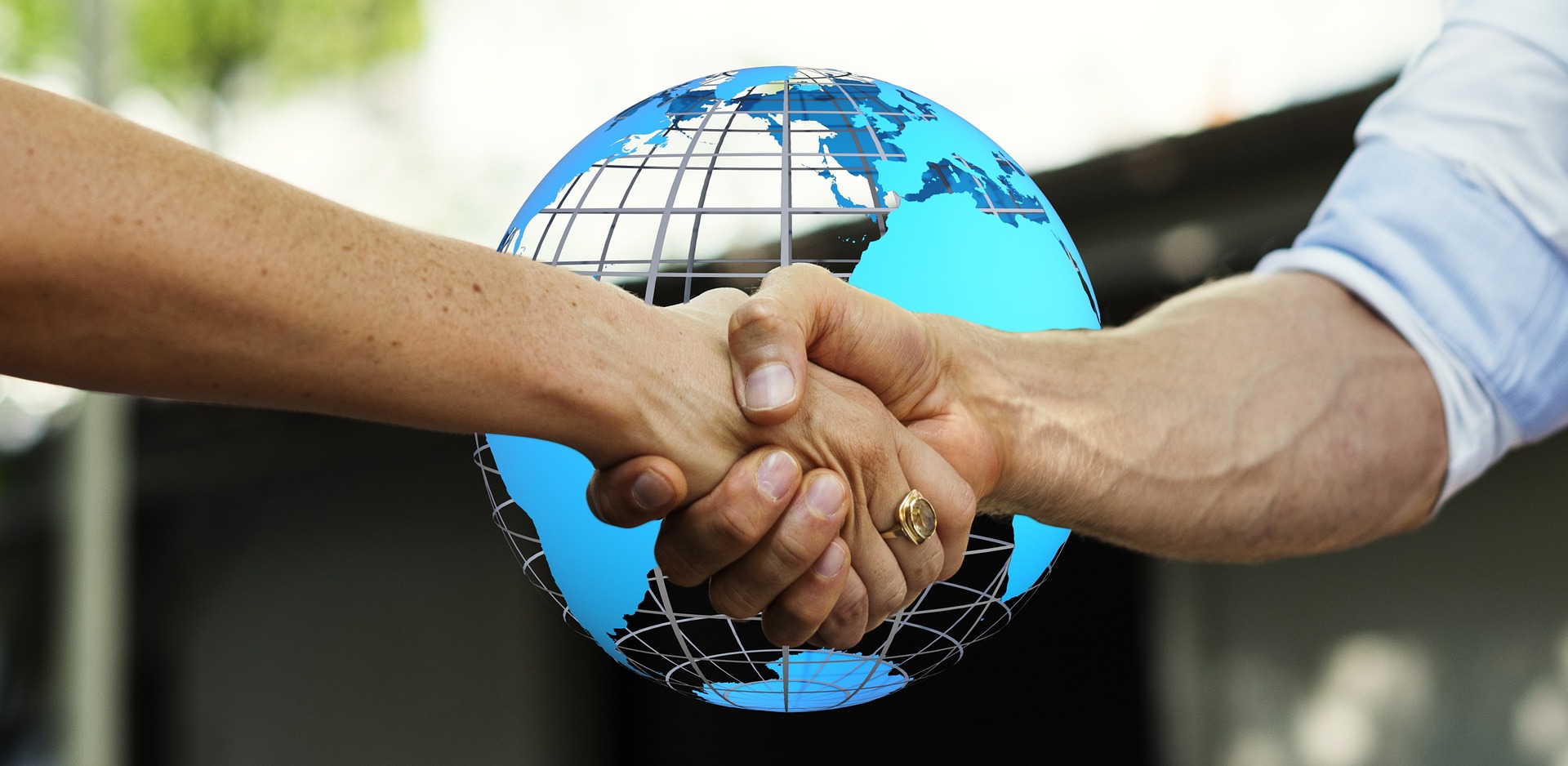 handshake globe business handshake globe business